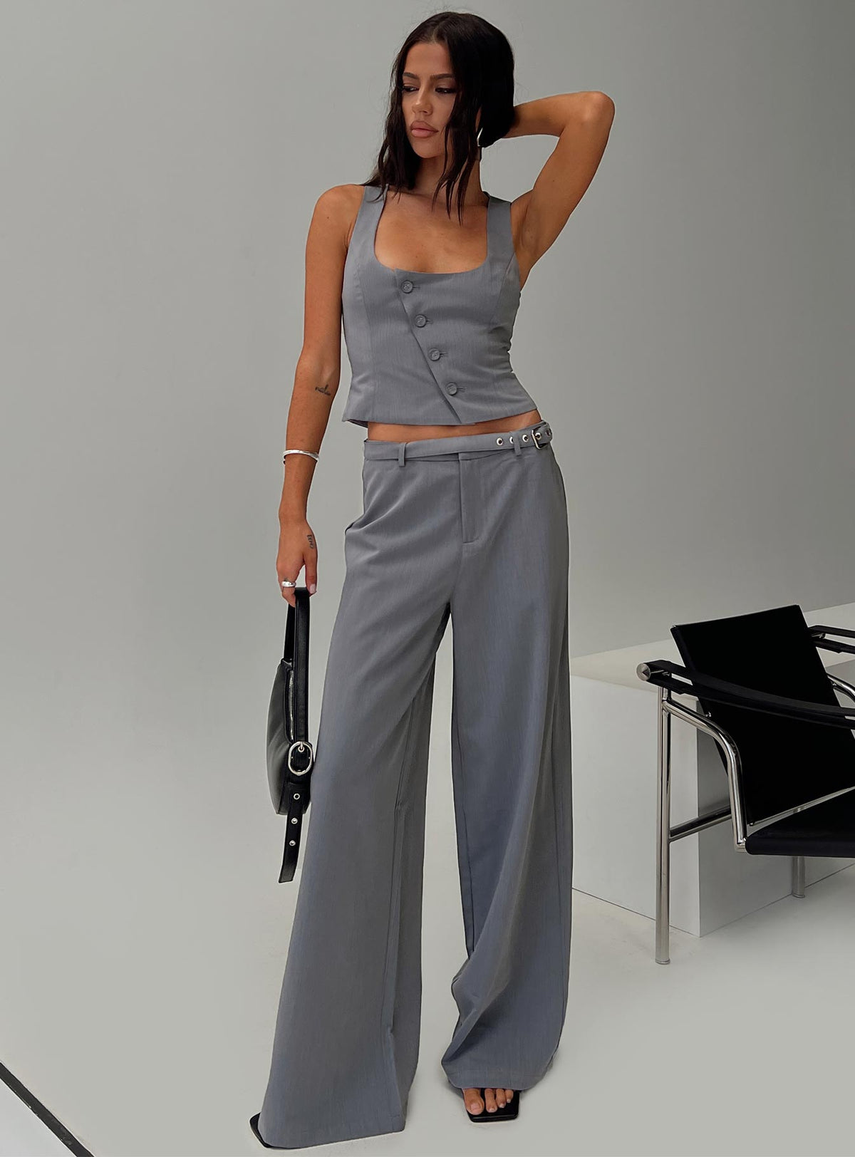 Miku Pants Charcoal