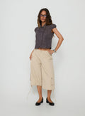 Relaxer 3/4 Cargo Pants Beige