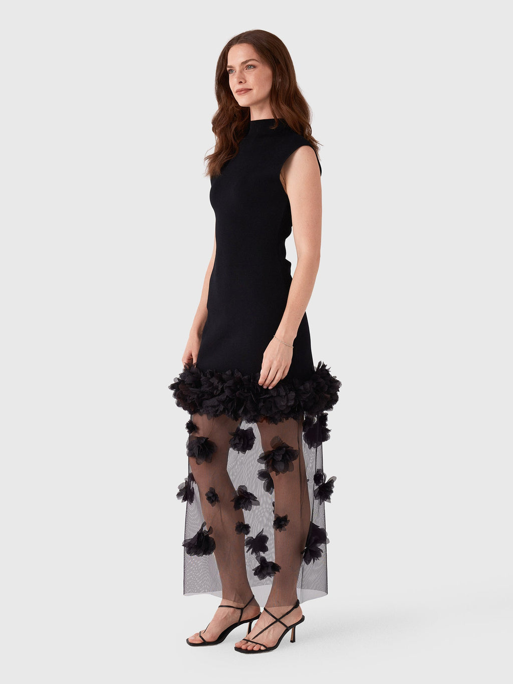 AJE Women's Fleura Knit Midi Dress