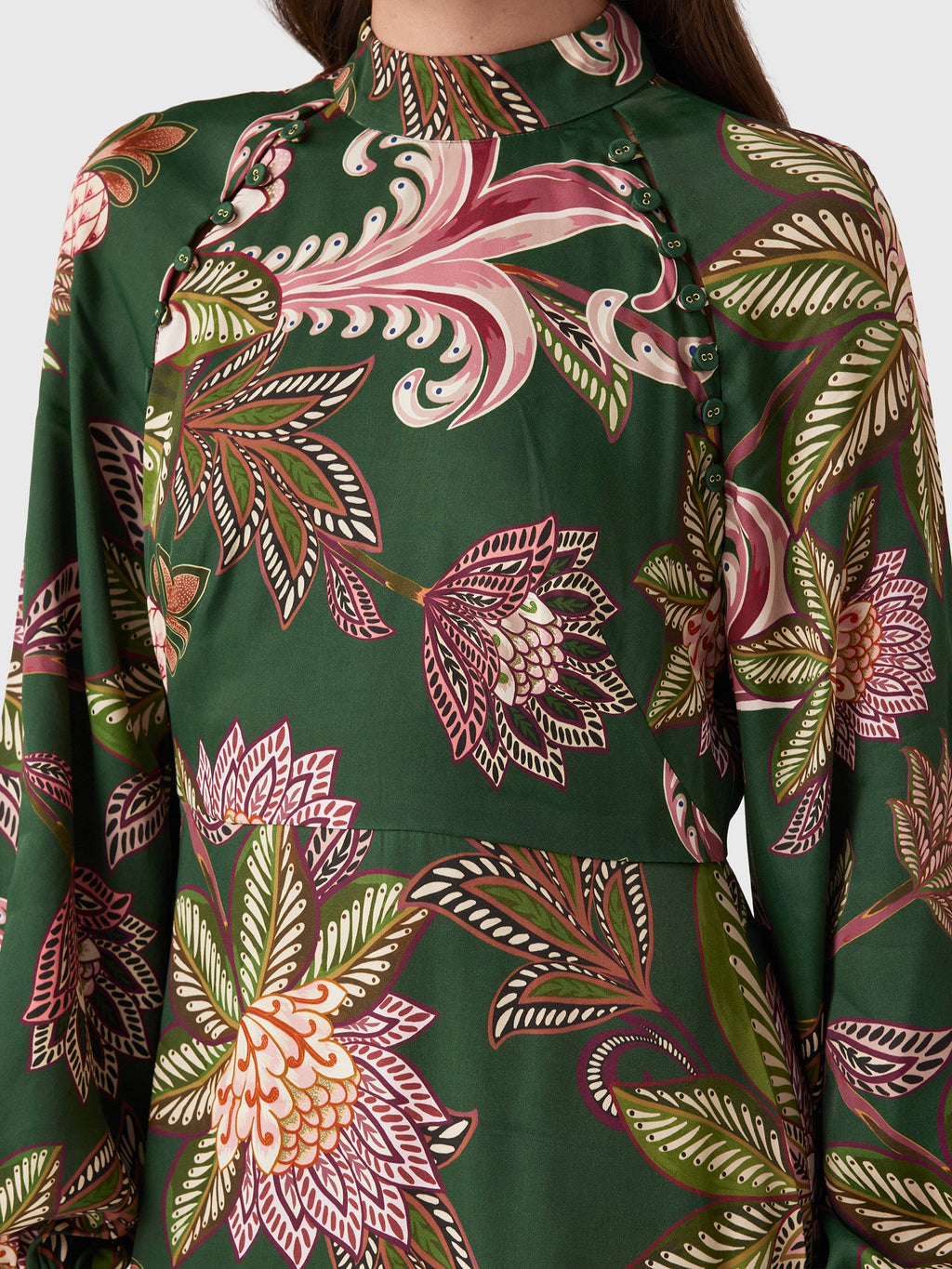 Farm Rio Women's Arabesque Paradise Mini Dress