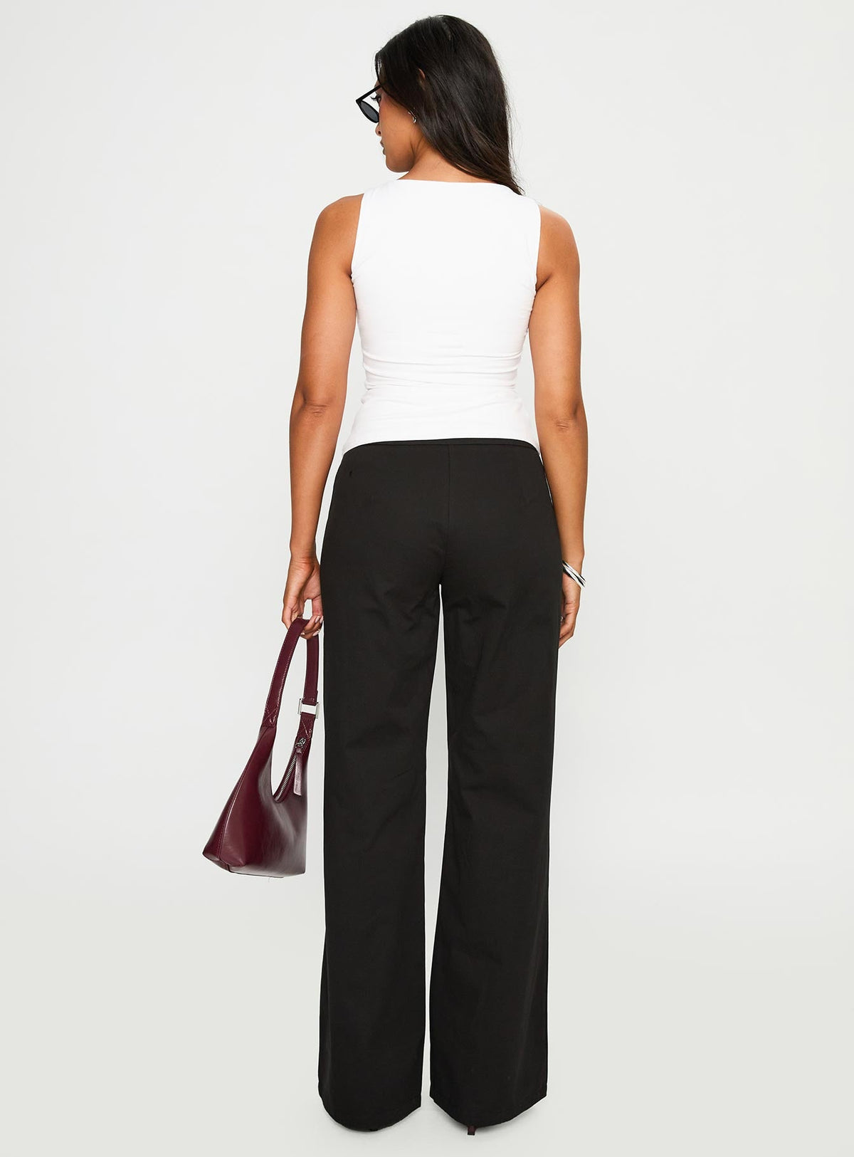 Lucetta Wide Leg Pant Black