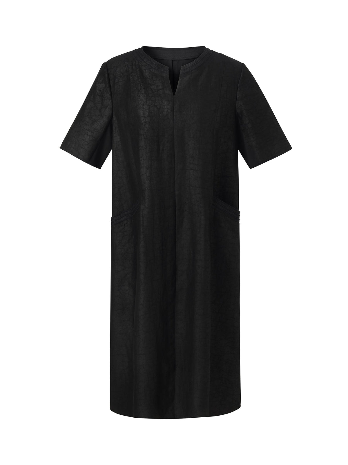 18MM Xiang Yun Silk Pockets Women Loose Fit Midi Dress