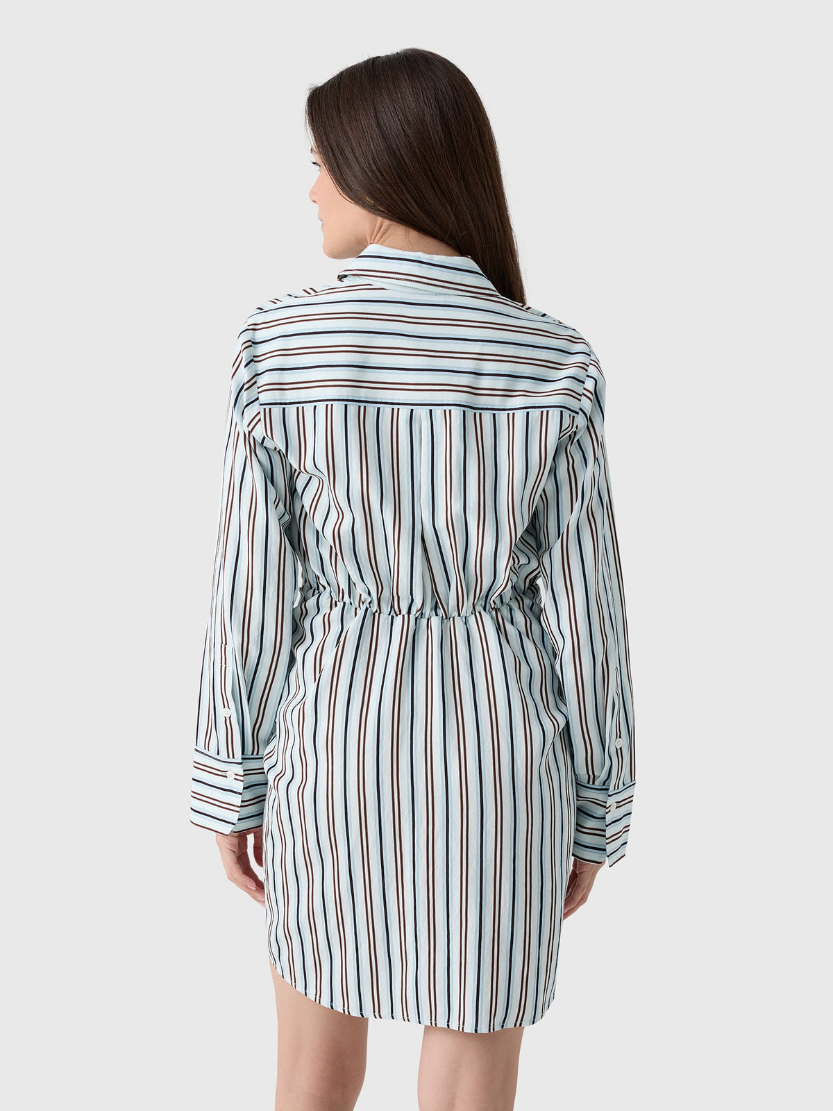 ALC Women's Mia Striped Mini Shirtdress