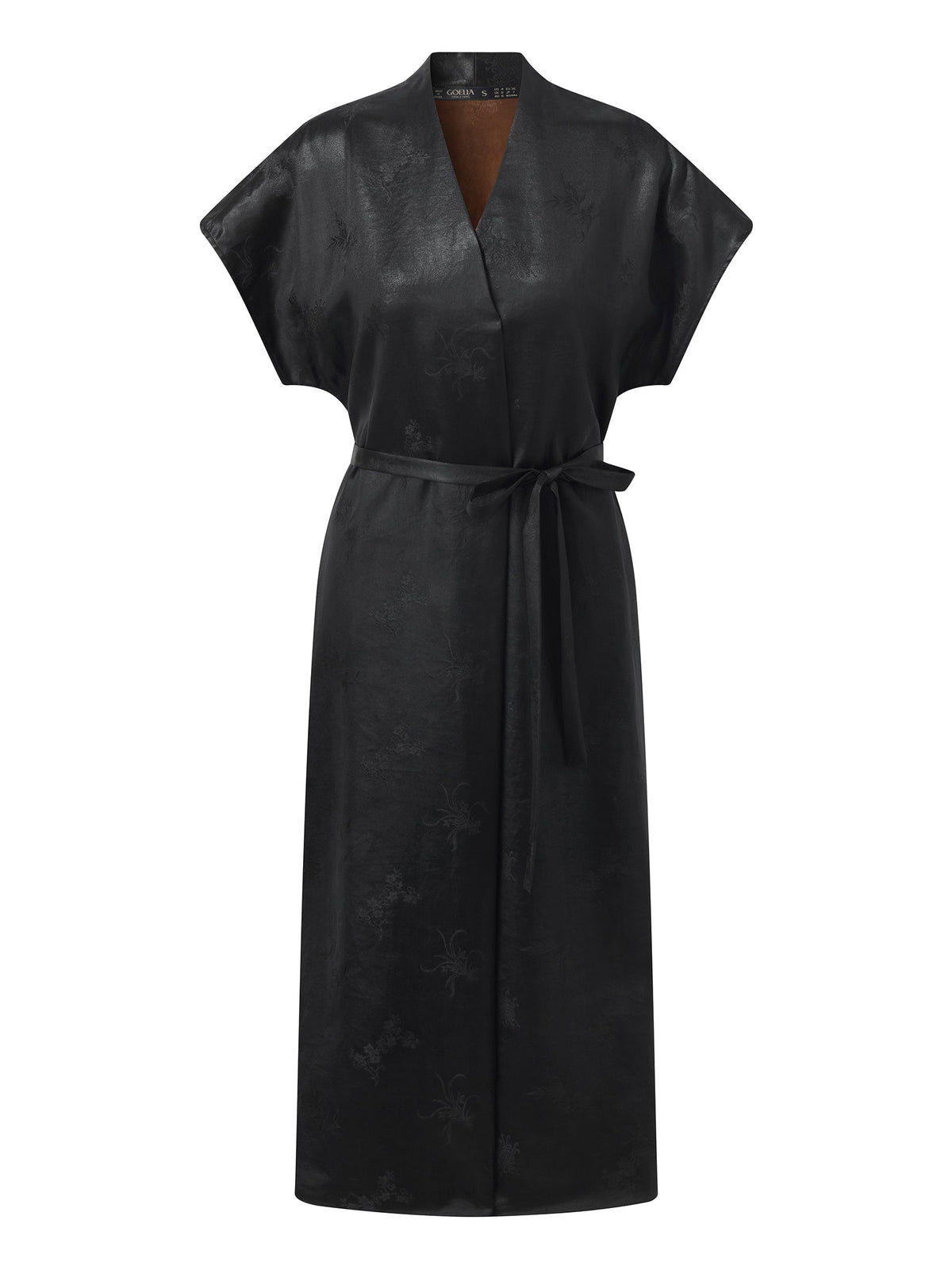 19MM Xiang Yun Silk V-Neck Women Midi Dress