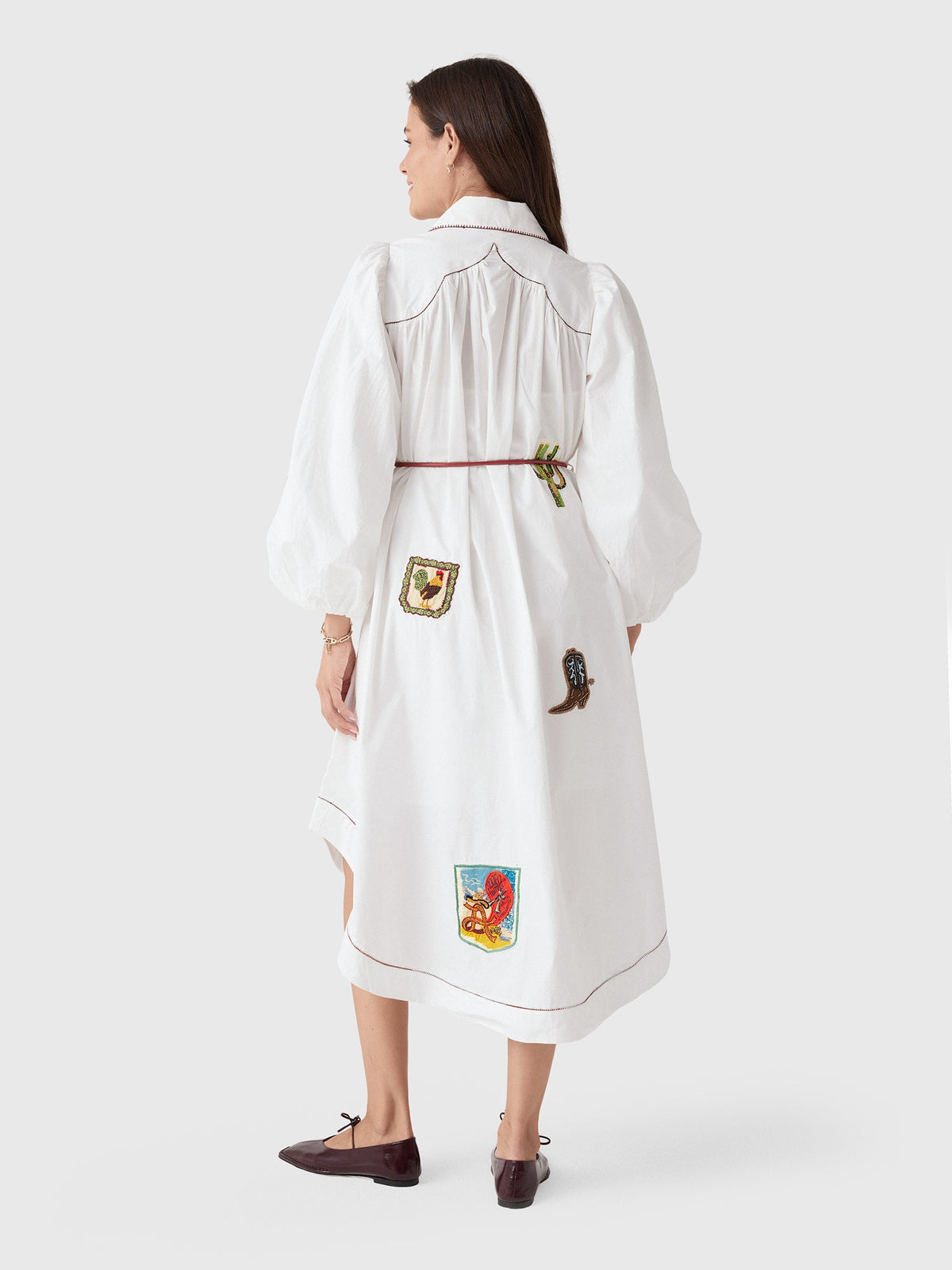 Alemais Women's Westwood Embellished Shirtdress