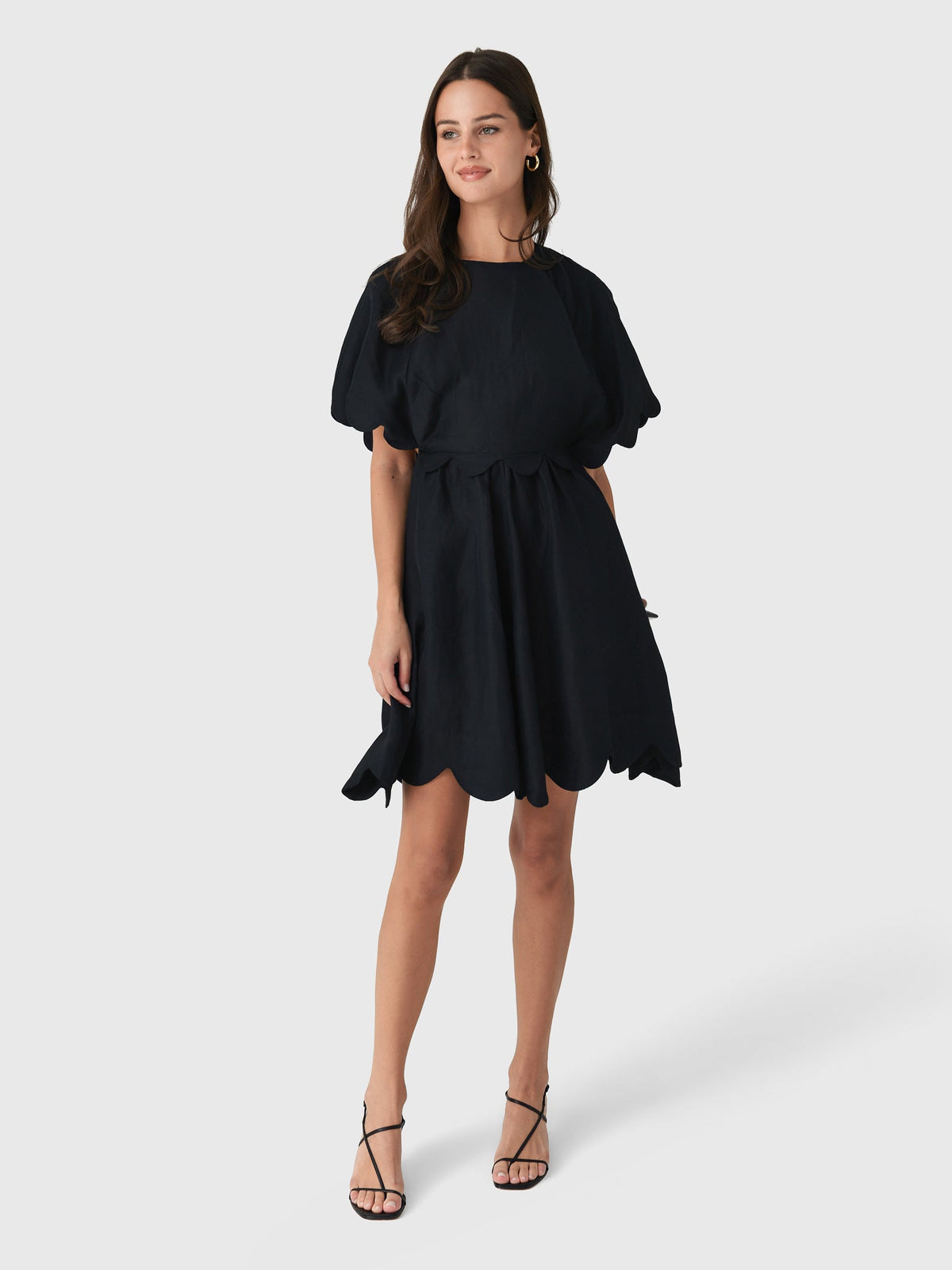 Rosie Assoulin Women's Scalloped Buttercup Dress