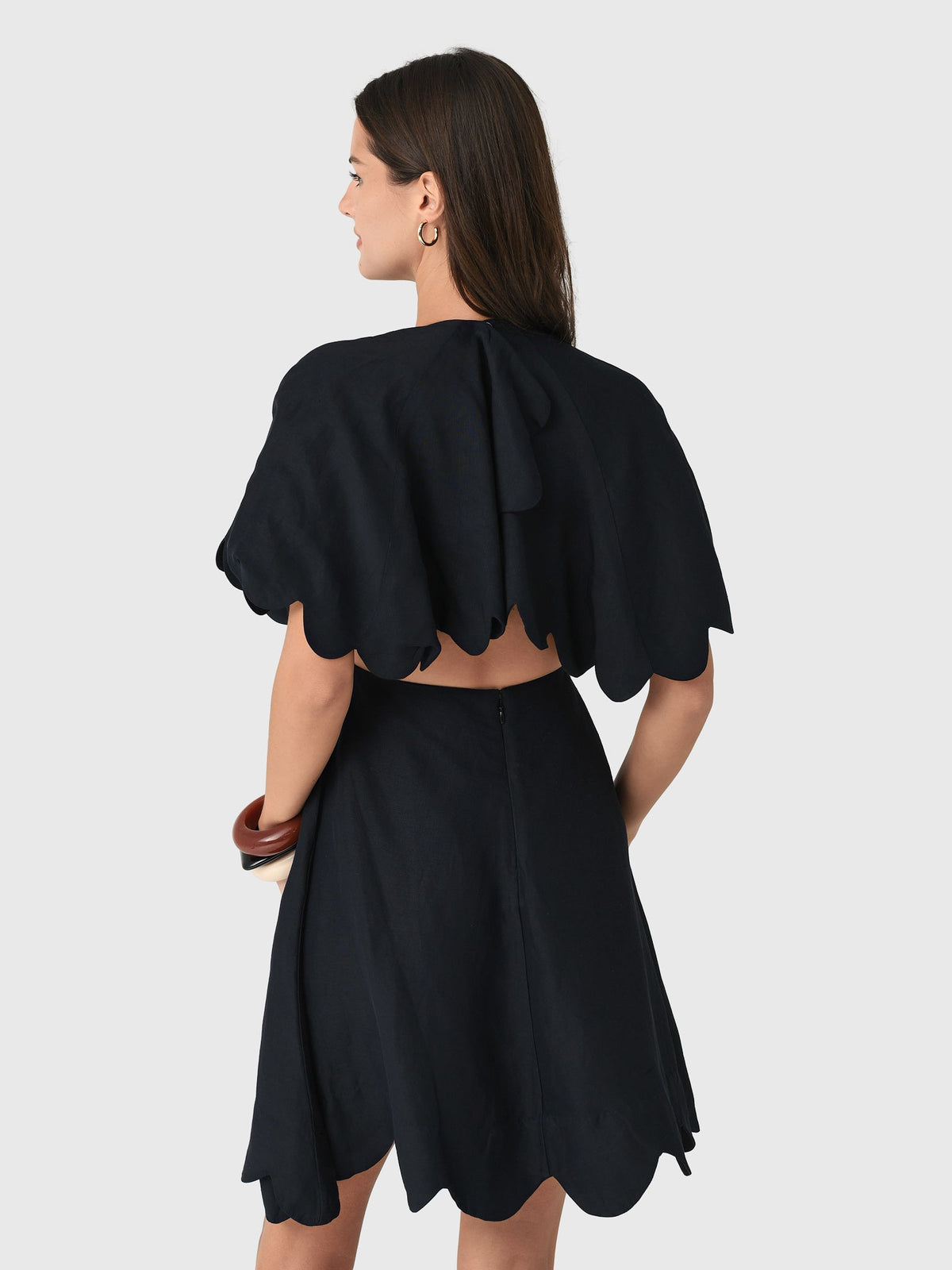 Rosie Assoulin Women's Scalloped Buttercup Dress