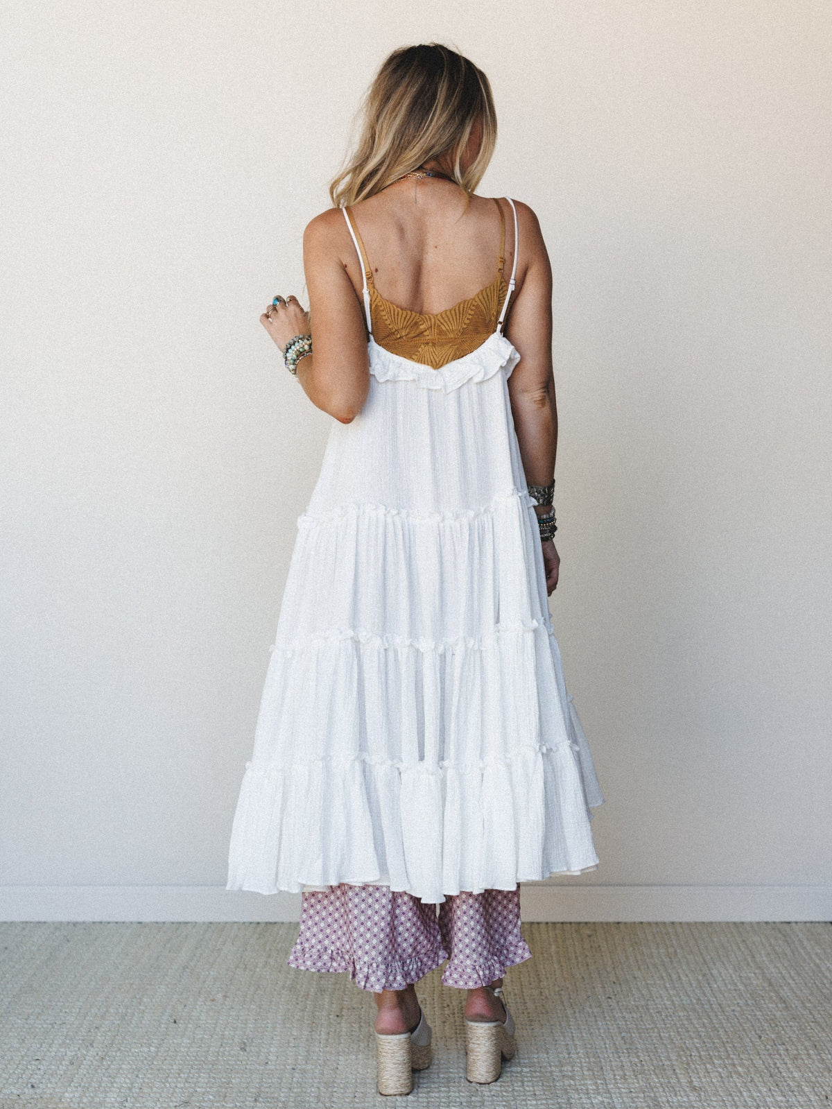 Truffles and Ruffles Dress - Ivory