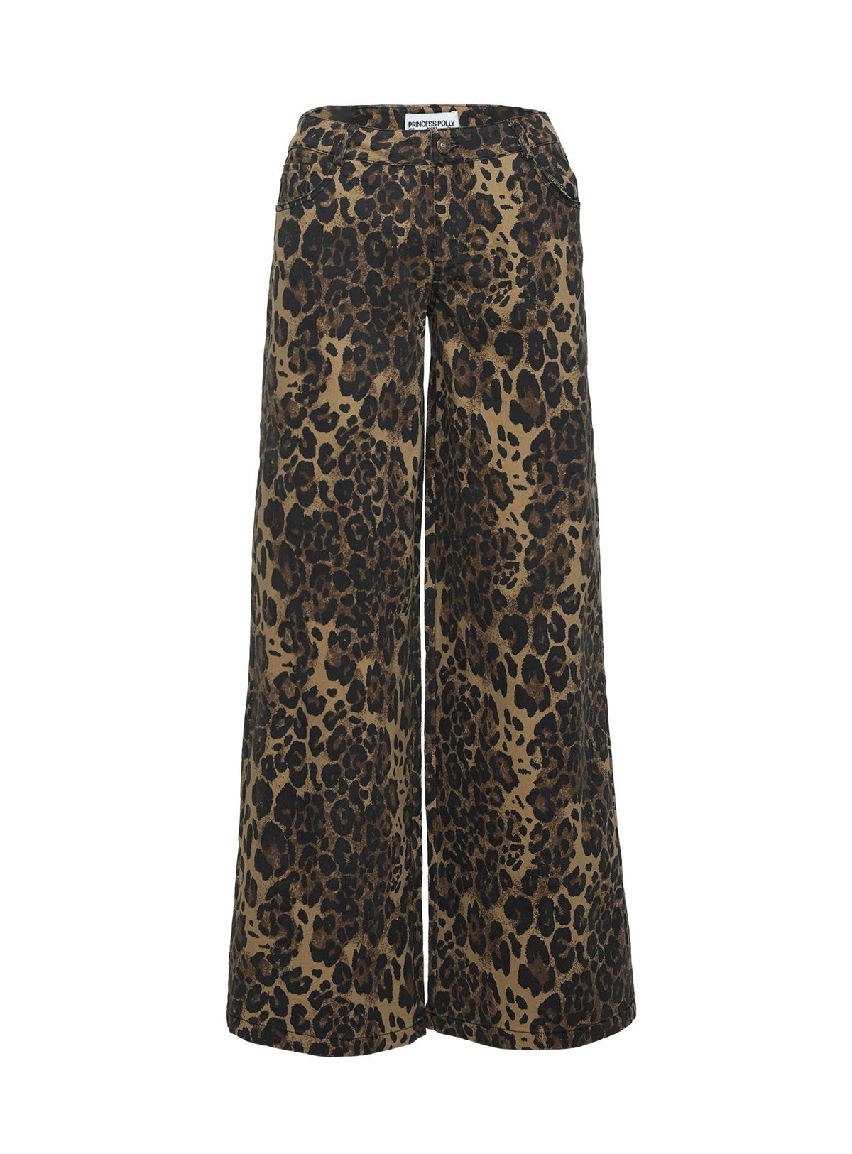 Pantar Low Rise Pants Leopard