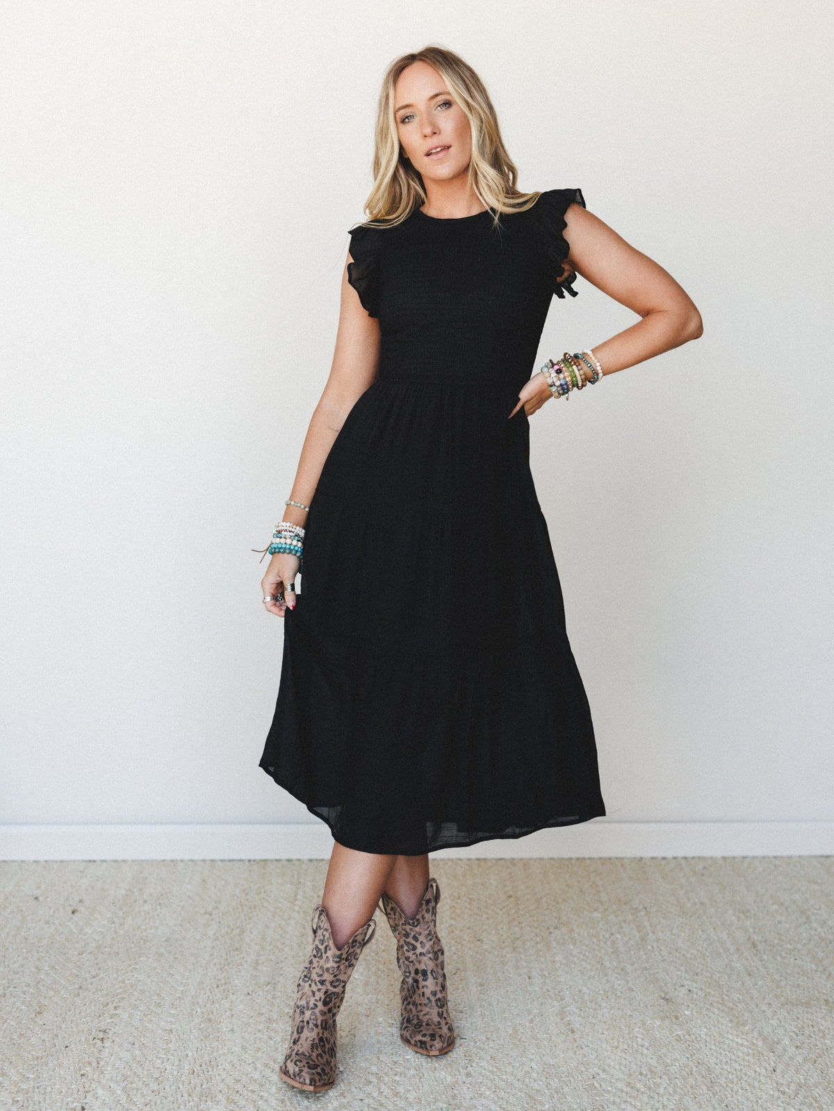 On The Town Maxi Dress - Black